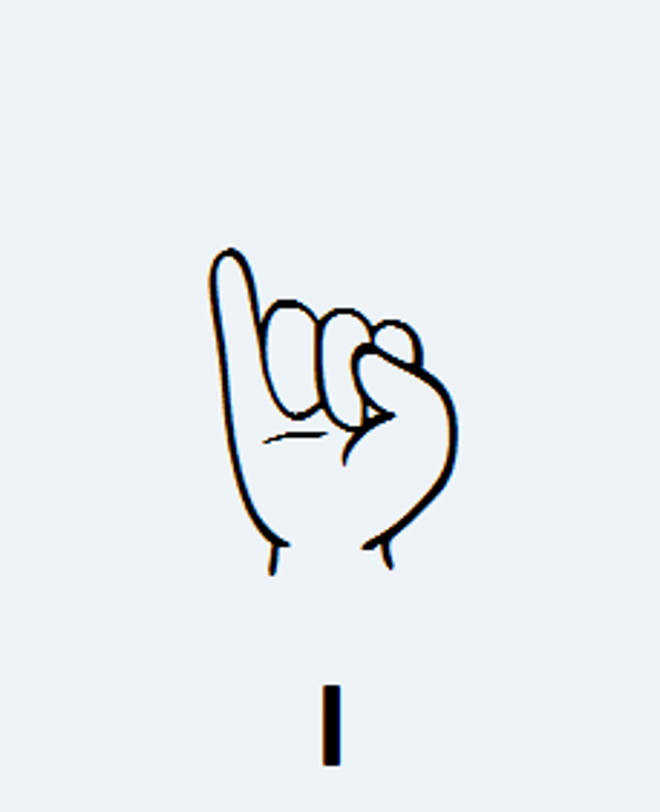 I em Língua de Sinais